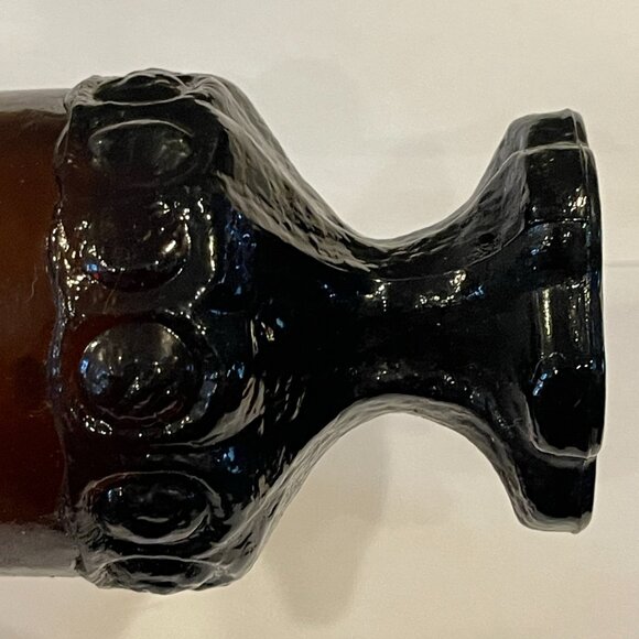 4 Tiffin Franciscan Madeira smokey brown heavy steamed Goblet Glassware - Picture 8 of 8